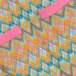 AIGNER-Платье с шевронным кружевом розовое для девочек | Childrensalon Outlet