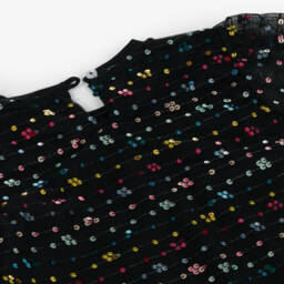 AIGNER-Элегантное черное платье с пайетками для девочек | Childrensalon Outlet