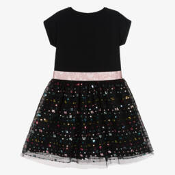 AIGNER-Girls Elegant Black Tulle Dress | Childrensalon Outlet