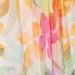 AIGNER-Girls Floral Cotton Voile Dress | Childrensalon Outlet