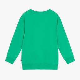 AIGNER-Зеленый хлопковый свитшот для девочек | Childrensalon Outlet