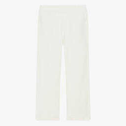 AIGNER-Girls Ivory Knit Cotton Trousers | Childrensalon Outlet