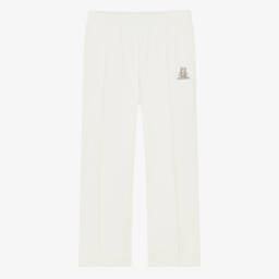 AIGNER-Girls Ivory Knit Cotton Trousers | Childrensalon Outlet