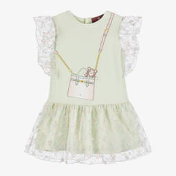 AIGNER-Girls Jade Handbag-Print Dress | Childrensalon Outlet