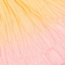 AIGNER-Girls Orange & Pink Ombré Skirt  | Childrensalon Outlet