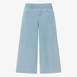 AIGNER-Girls Pale Blue Wide Leg Trousers | Childrensalon Outlet