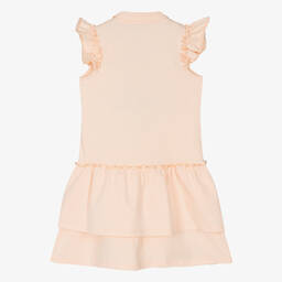 AIGNER-Розовое платье поло из хлопка для девочек | Childrensalon Outlet