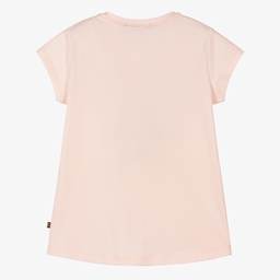 AIGNER-Girls Pale Pink Logo T-Shirt | Childrensalon Outlet