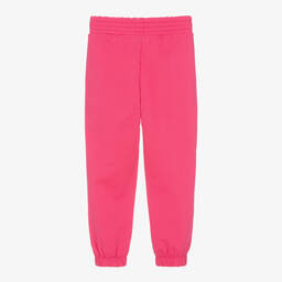 AIGNER-Girls Pink Cotton Joggers | Childrensalon Outlet