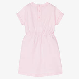 اقنر-فستان أطفال بناتي قطن جيرسي لون زهري | Childrensalon Outlet