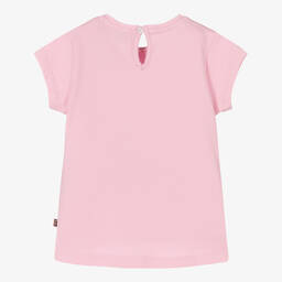 AIGNER-تيشيرت أطفال بناتي قطن جيرسي لون زهري | Childrensalon Outlet