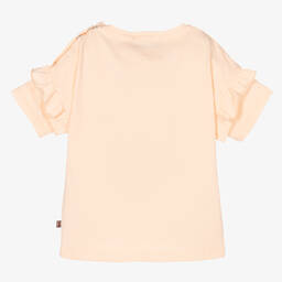 AIGNER-Girls Pink Elephant Print Logo T-Shirt | Childrensalon Outlet