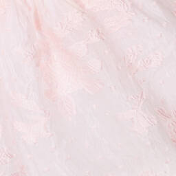 AIGNER-Girls Pink Sparkly Handbag Cotton Dress | Childrensalon Outlet