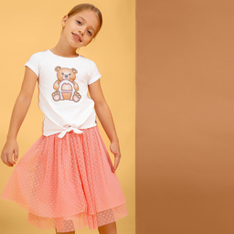 AIGNER-Girls Pink Tulle Midi Skirt | Childrensalon Outlet