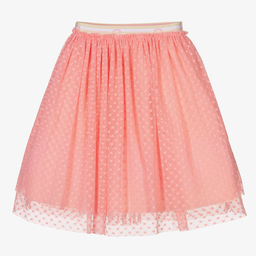 AIGNER-Girls Pink Tulle Midi Skirt | Childrensalon Outlet