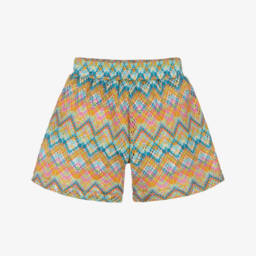 AIGNER-Girls Rosy Chevron Crochet Shorts | Childrensalon Outlet