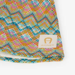 AIGNER-Girls Rosy Chevron Crochet Shorts | Childrensalon Outlet