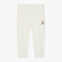 AIGNER-Girls Soft Ivory Baby Joggers | Childrensalon Outlet
