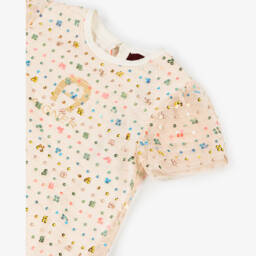 AIGNER-Платье из сверкающего розового тюля для девочек | Childrensalon Outlet