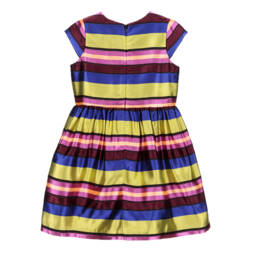AIGNER-Girls Striped Satin Dress | Childrensalon Outlet