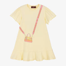 AIGNER-Платье-сумка из хлопка для девочек Солнечное | Childrensalon Outlet