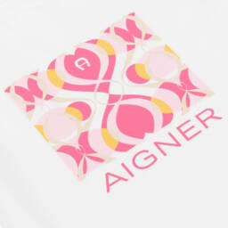 AIGNER-تي شيرت قطني بلونين للبنات | Childrensalon Outlet