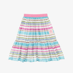 AIGNER-Girls Vibrant Striped Pink Skirt | Childrensalon Outlet