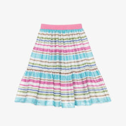 AIGNER-Girls Vibrant Striped Pink Skirt | Childrensalon Outlet