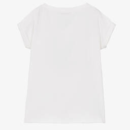 AIGNER-Белая хлопковая футболка | Childrensalon Outlet