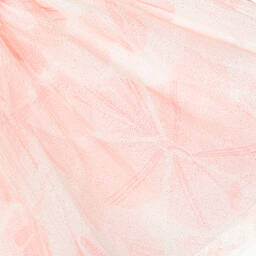 AIGNER-Girls White & Pink Tulle Dress | Childrensalon Outlet