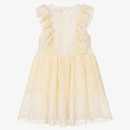 AIGNER-فستان شيفون لون أصفر | Childrensalon Outlet