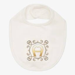 اقنر-مريلة قطن بيما جيرسي لون عاجي للأطفال | Childrensalon Outlet