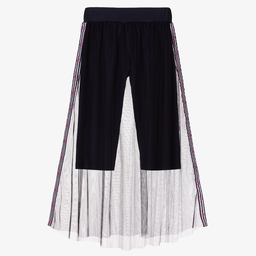 AIGNER-Teen Blue Tulle Midi Skirt | Childrensalon Outlet