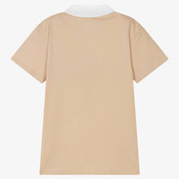 AIGNER-Бежевая рубашка поло для подростков | Childrensalon Outlet