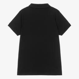 AIGNER-Черная рубашка поло из хлопка для подростков | Childrensalon Outlet