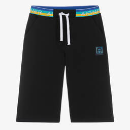 AIGNER-Черные жаккардовые шорты | Childrensalon Outlet
