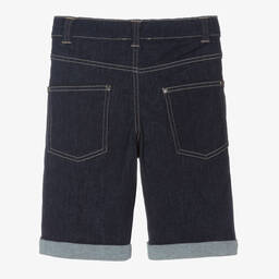 AIGNER-Teen Boys Blue Denim Bermuda Shorts | Childrensalon Outlet