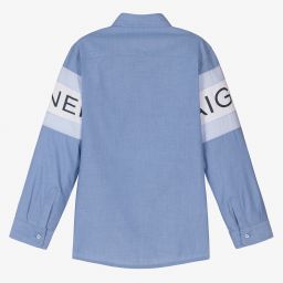 AIGNER-Голубая рубашка для мальчиков-подростков | Childrensalon Outlet