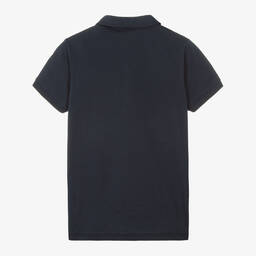 AIGNER-توب بولو تينز ولادي قطن لون كحلي وأبيض | Childrensalon Outlet