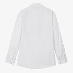 AIGNER-قميص تينز ولادي قطن بوبلين مقلم لون رمادي | Childrensalon Outlet