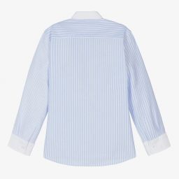 AIGNER-Teen Boys Striped Logo Shirt | Childrensalon Outlet