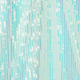 AIGNER-Голубое платье с пайетками | Childrensalon Outlet