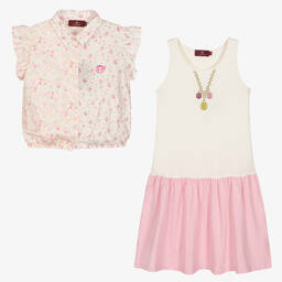 AIGNER-Teen Girls Floral Blouse & Dress Set | Childrensalon Outlet