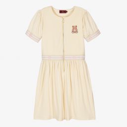 AIGNER-Teen Girls Gold Viscose Dress | Childrensalon Outlet