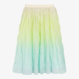 AIGNER-Зелено-голубая юбка с эффектом омбре | Childrensalon Outlet
