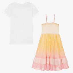 AIGNER-Teen Girls Orange Ombré Dress Set | Childrensalon Outlet