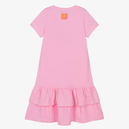 AIGNER-Teen Girls Pink Cotton Crossbody Bag Dress | Childrensalon Outlet
