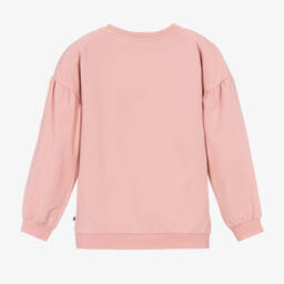 AIGNER-سويتشيرت تينز بناتي قطن جيرسي لون زهري | Childrensalon Outlet