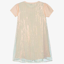 AIGNER-Розовое платье с пайетками | Childrensalon Outlet