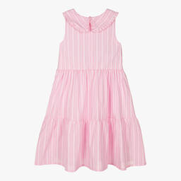 AIGNER-Teen Girls Pink Striped Shirt Dress | Childrensalon Outlet